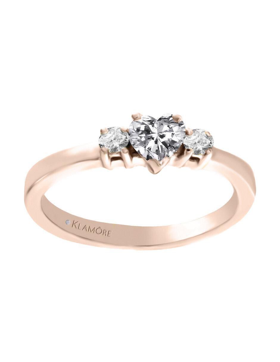 Solitario de oro 14 k Aitana diamante Solitario de oro 14 k Aitana diamante