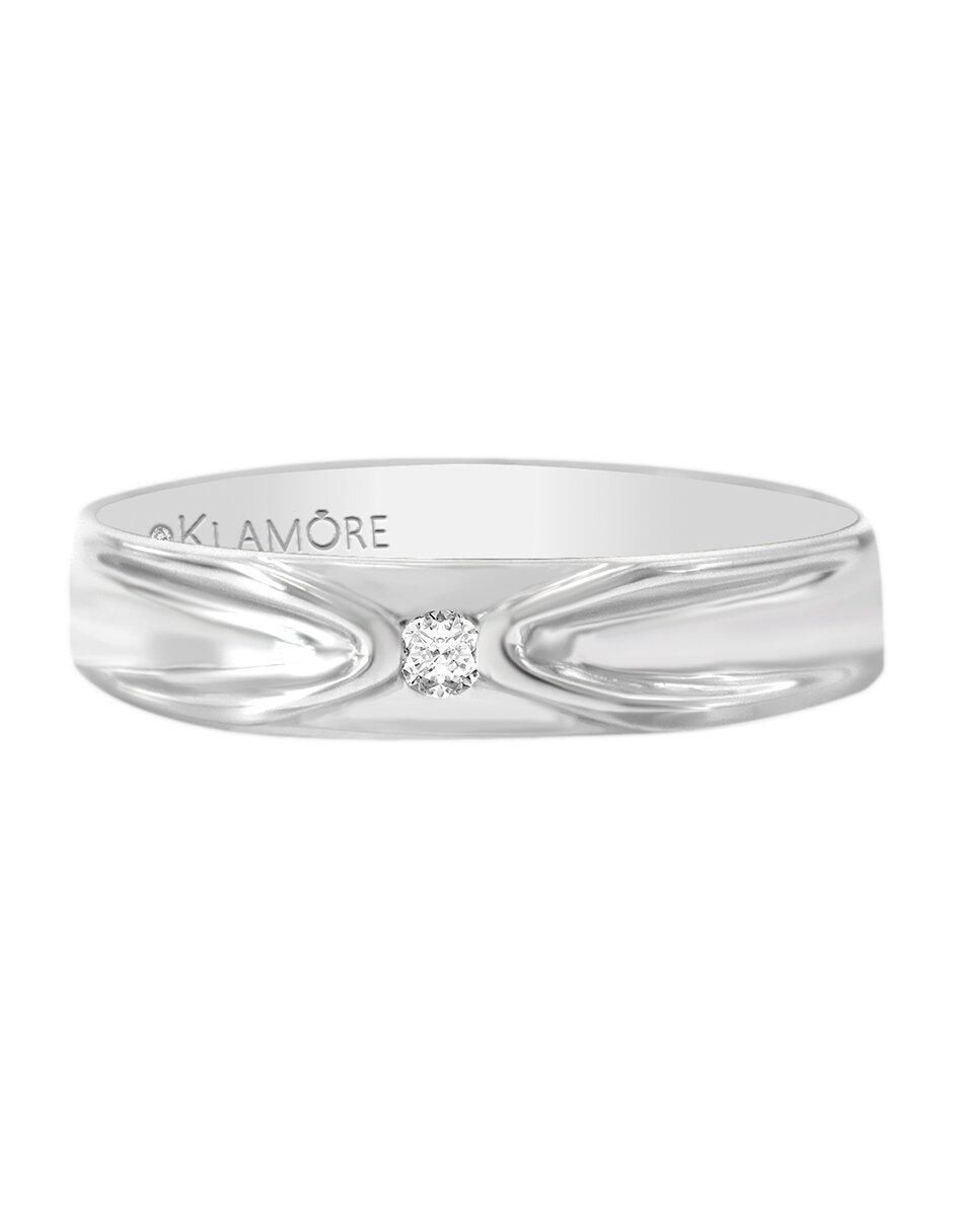 Argolla de oro 14 k Talia diamante