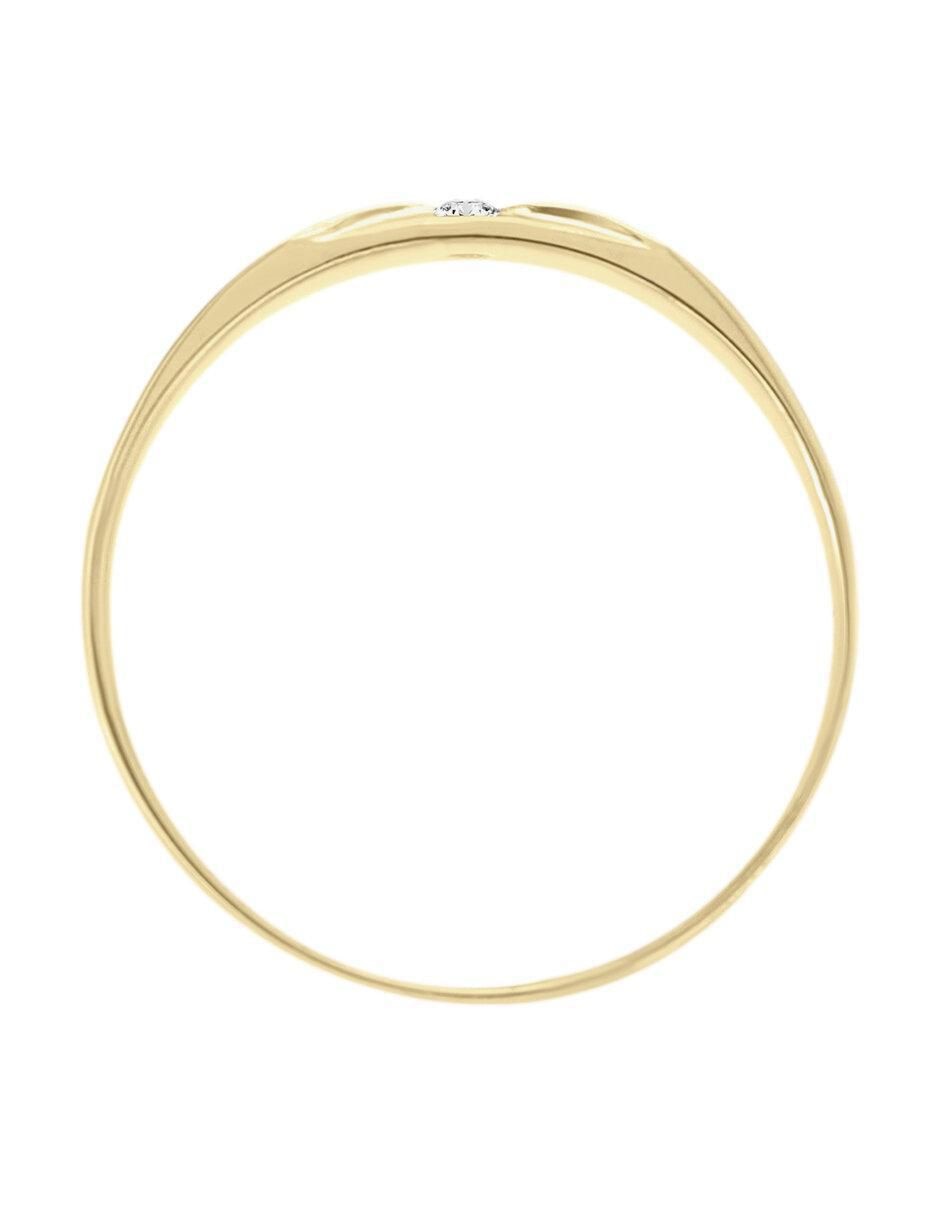 Argolla "de" oro 14 k klamore diamante