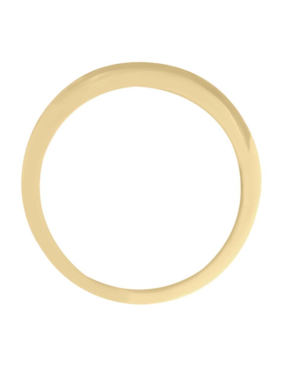 Argolla de oro 14 k Shira diamante 2