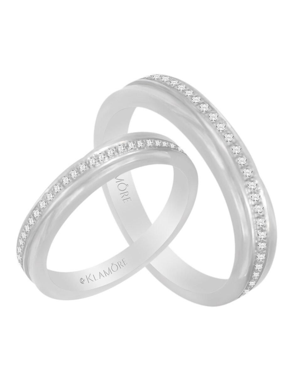 Argolla de oro 14 k Shira diamante 4