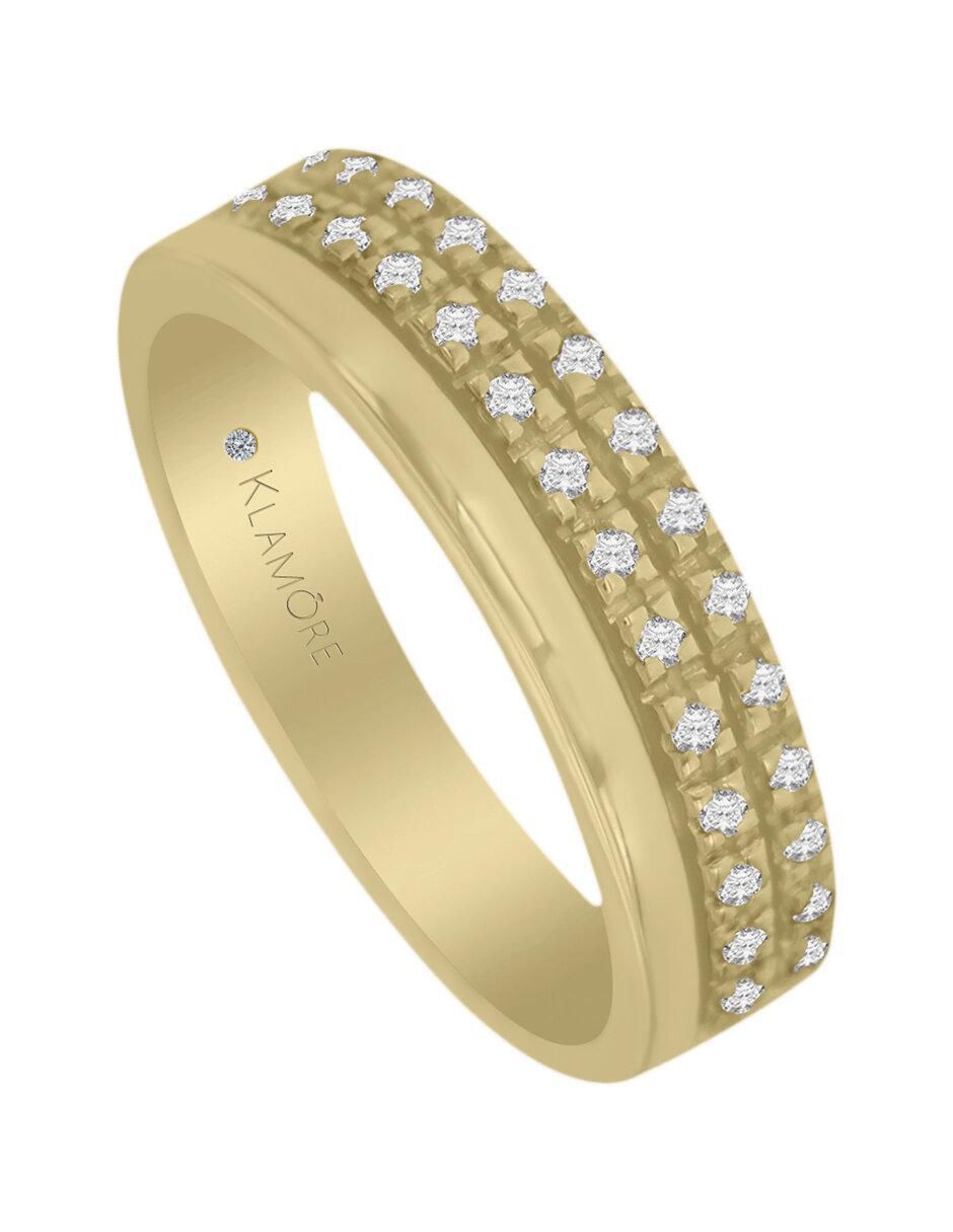 Chumbela "de" oro 14 k klamore diamante