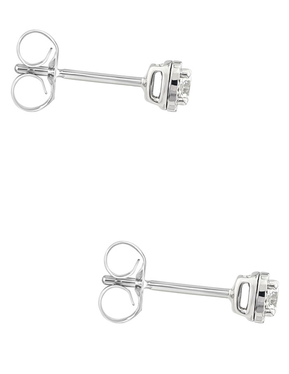 Broqueles de oro cristal 3