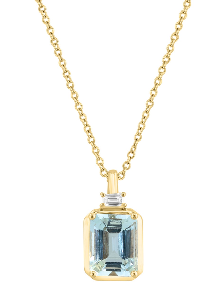 Collar Aquarius de oro 14 K