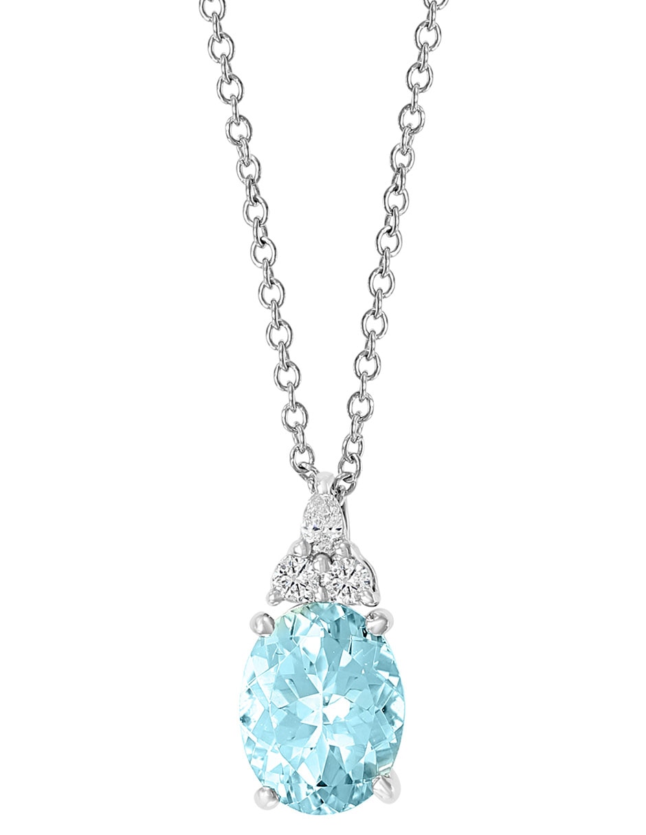 Collar Aquarius de oro 14 K