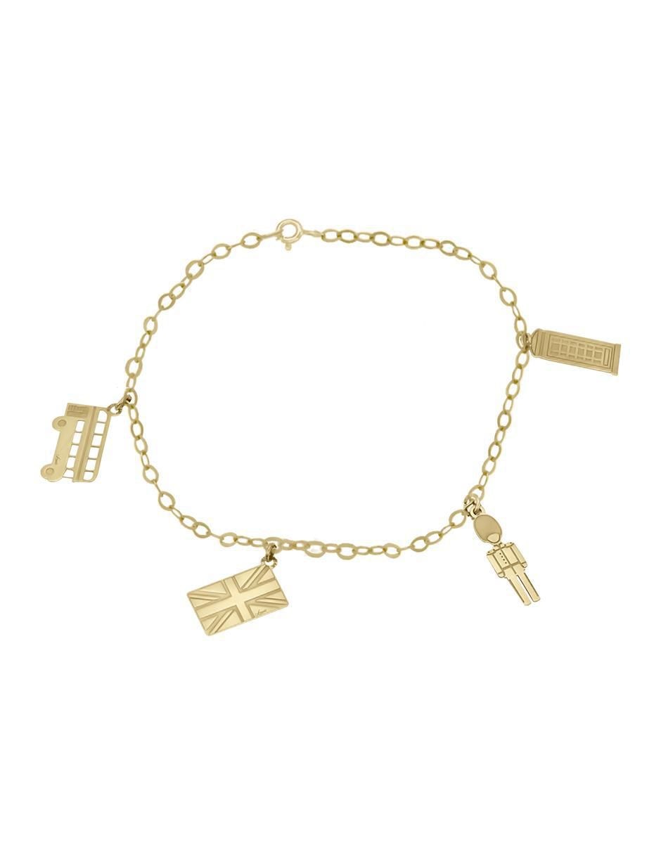 Pulsera de oro 14 k Paisaje Londres