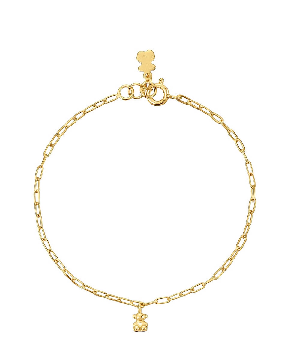 Pulsera de plata P 925 Bold Bear con acabado liso