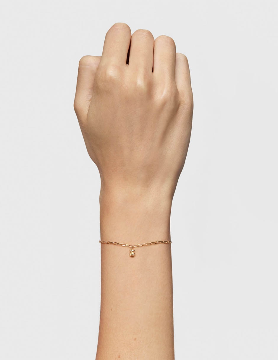 Pulsera de plata P 925 Bold Bear con acabado liso 6