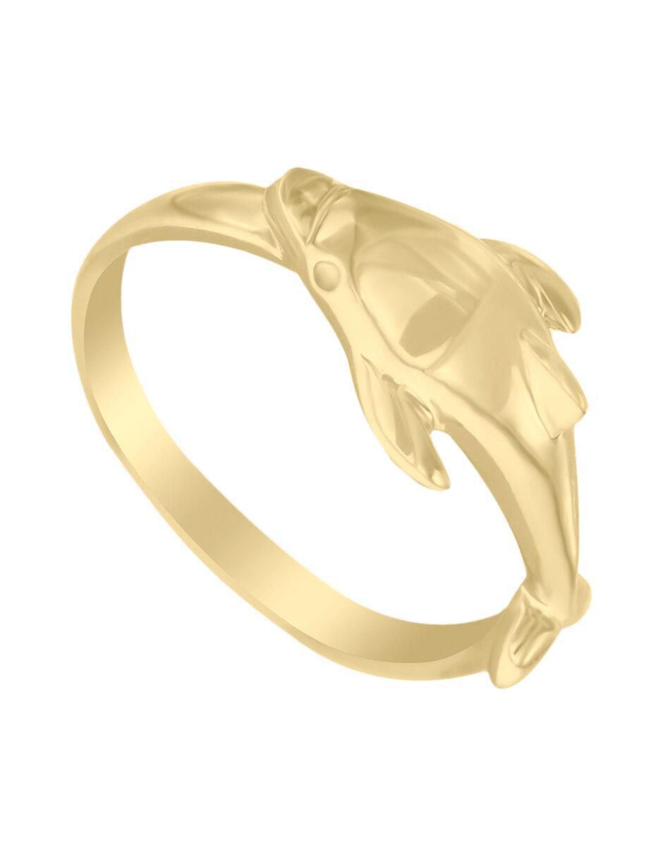 Anillo Delf 14 k de oro amarillo brillante 3