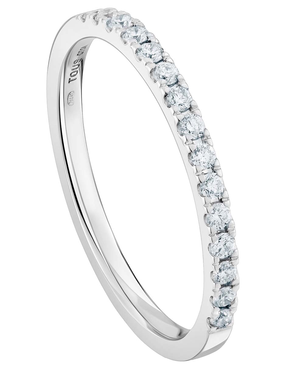 Anillo Les Classiques 18 k de oro blanco diamante pavé 2