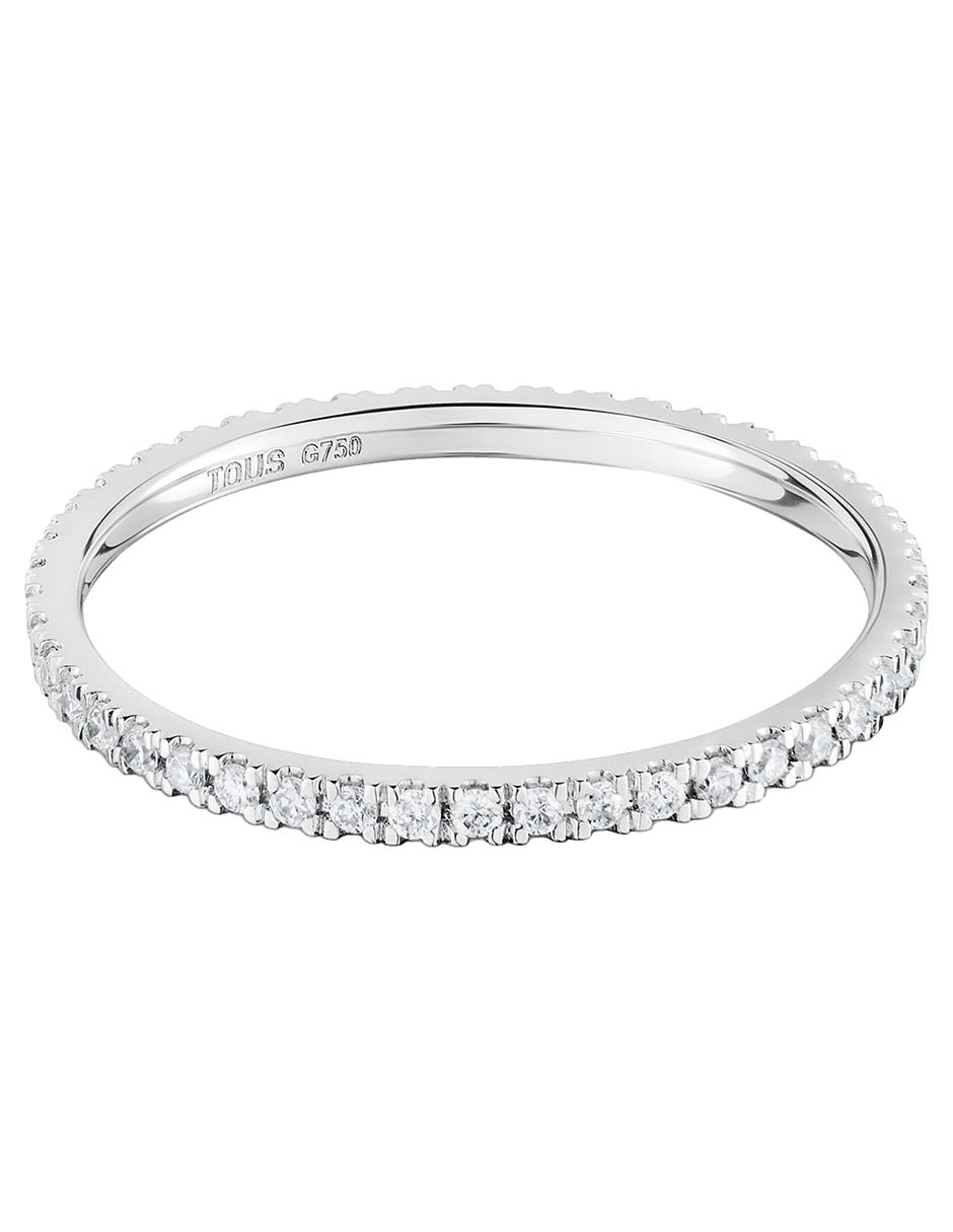 Anillo Les Classiques 18 k de oro blanco diamante pavé