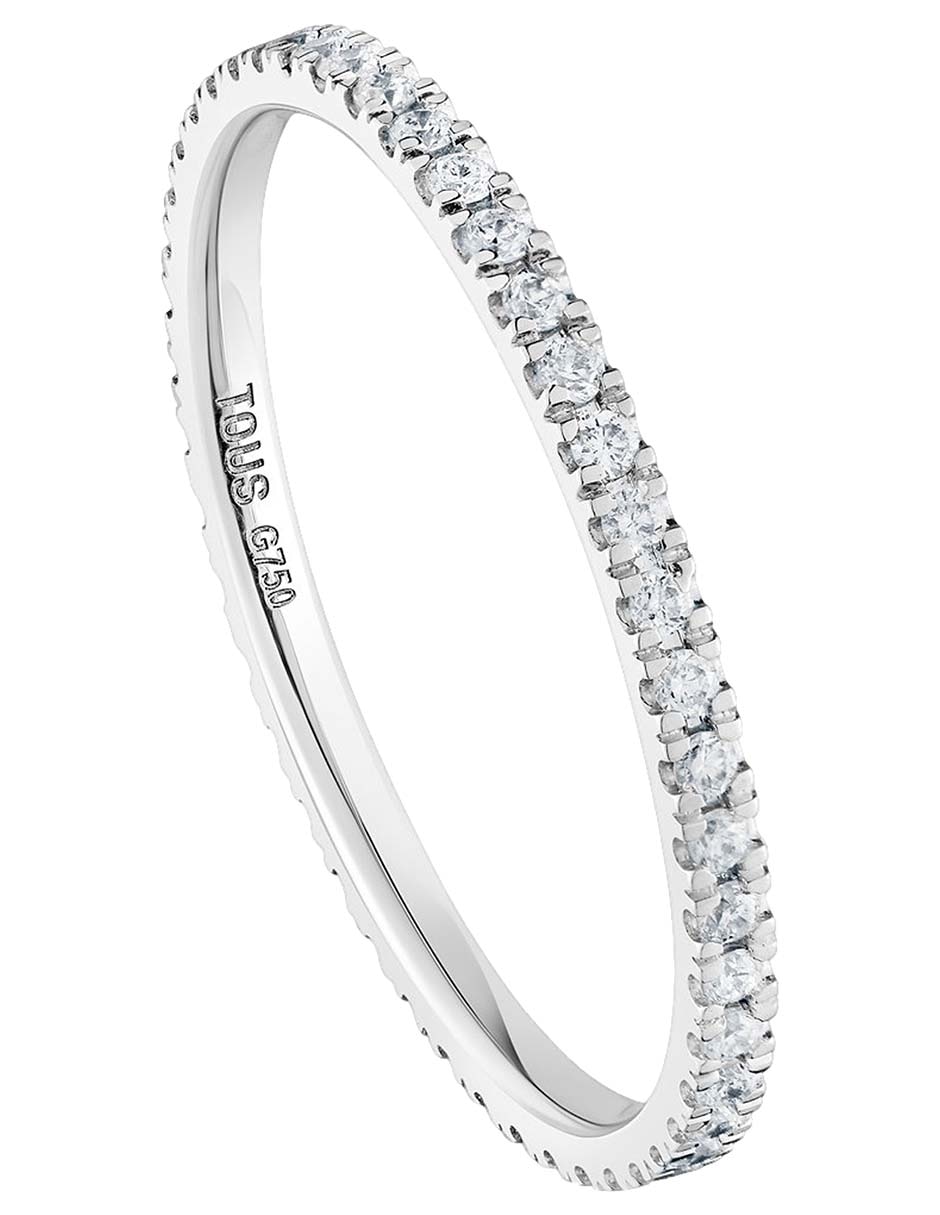 Anillo Les Classiques 18 k de oro blanco diamante pavé 2