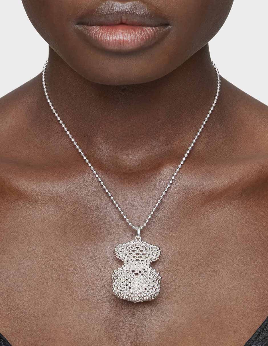 Dije de oso bold bear de plata P 925 4