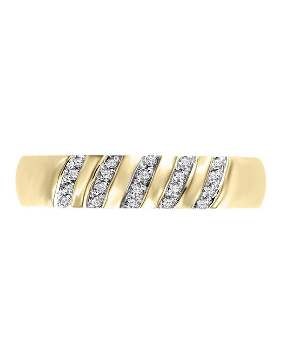 Argolla de oro 14 k Enya diamante