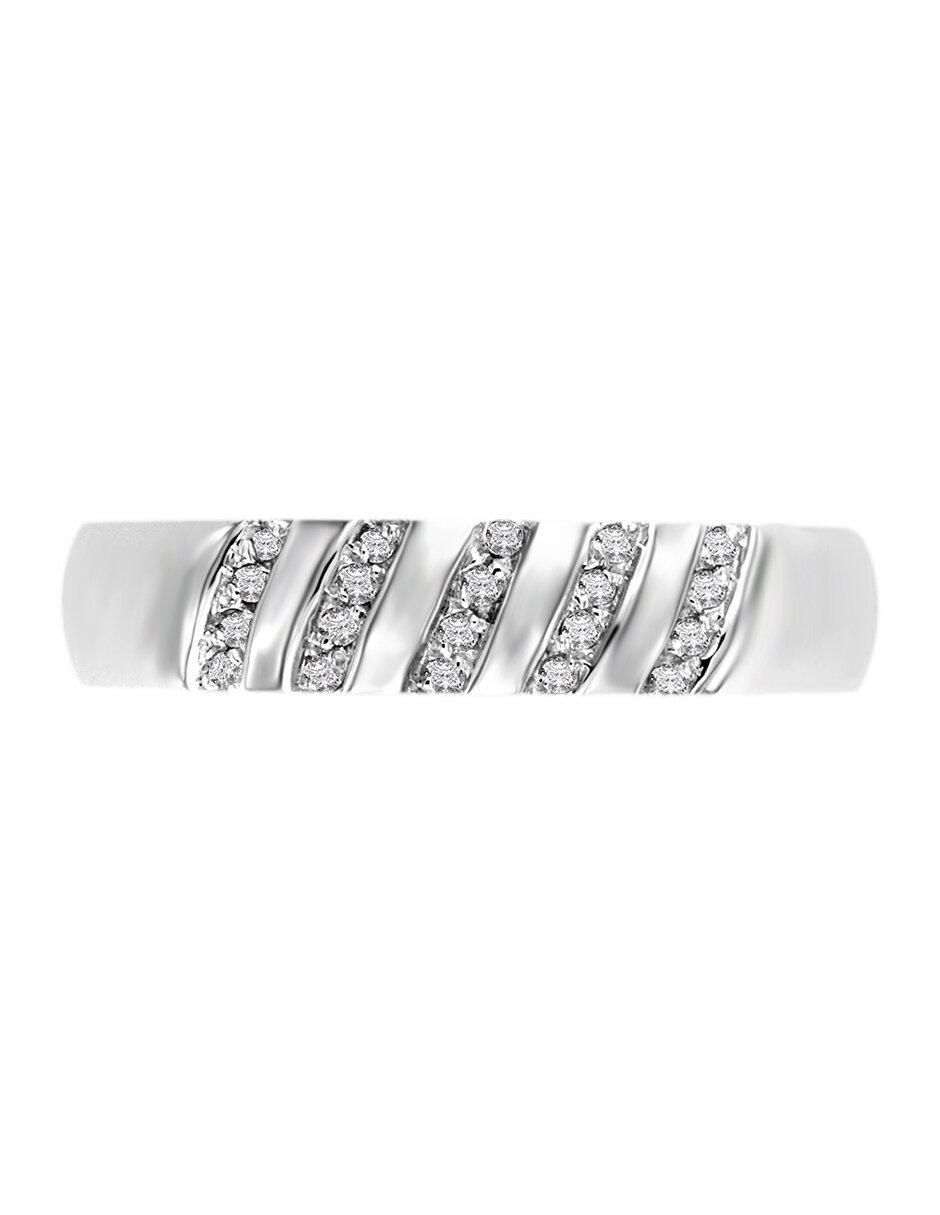 Argolla de oro 14 k Enya diamante 1