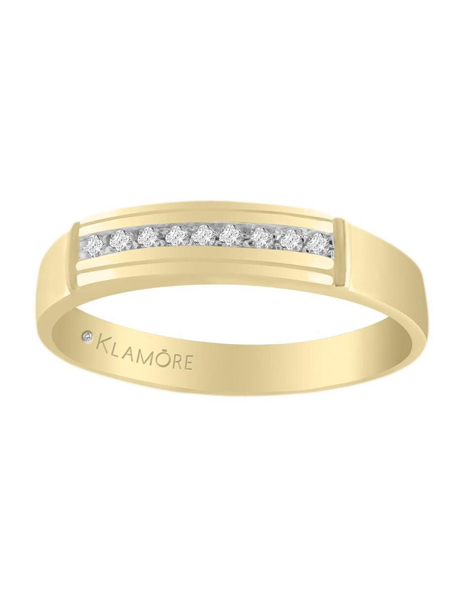 Argolla de oro 14 k Rui diamante Argolla de oro 14 k Rui diamante