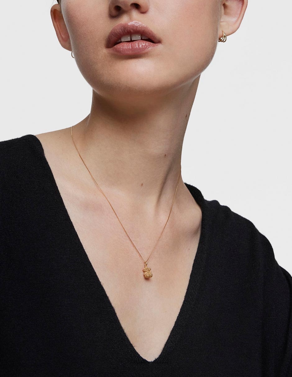 Dije de oso bold bear de oro amarillo 18 K 4