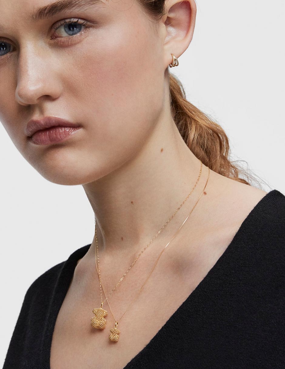 Dije de oso bold bear de oro amarillo 18 K 6