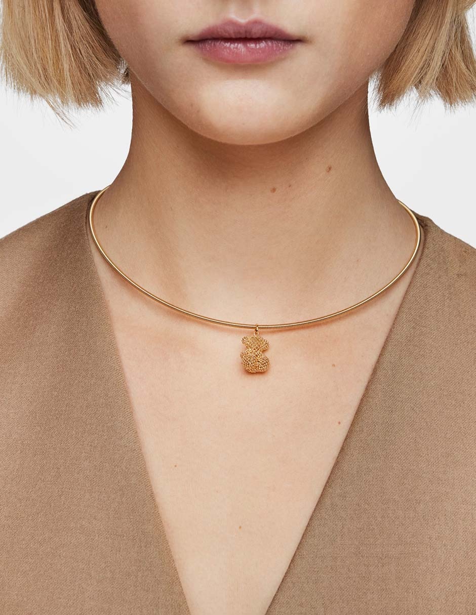 Dije de oso bold bear de oro amarillo 18 K 4