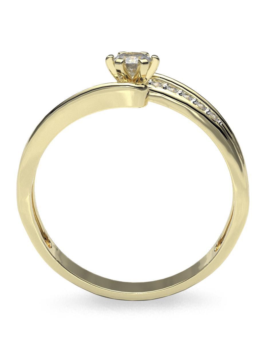Anillo de compromiso "de" oro 18 k amelie joyas diamante