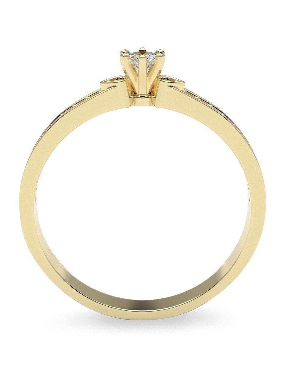 Anillo de compromiso "de" oro 18 k amelie joyas diamante