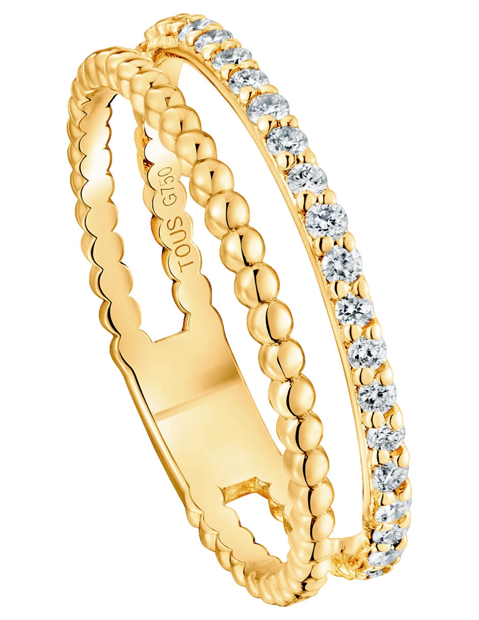 Anillo Les Classiques 18 k de oro amarillo diamante brillante 2