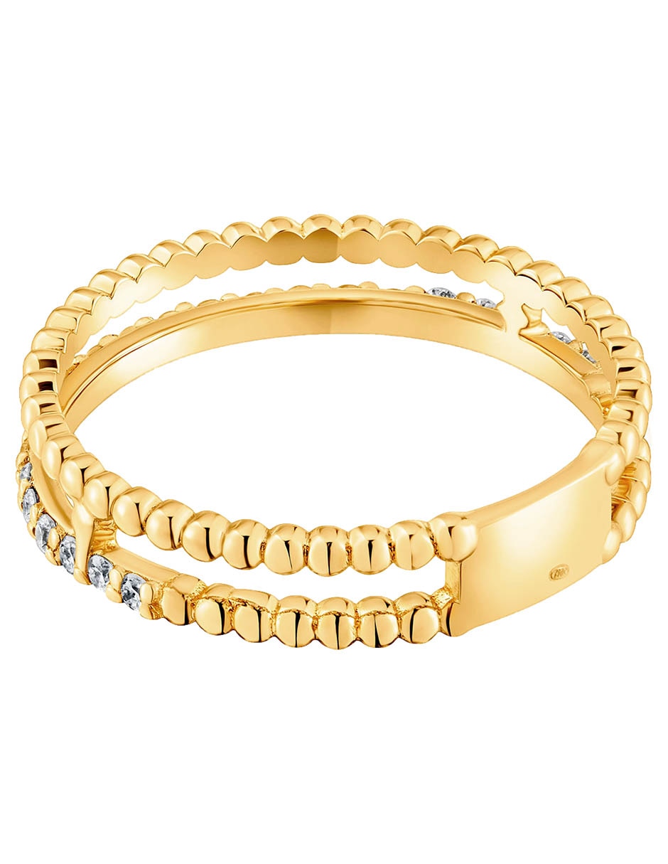 Anillo Les Classiques 18 k de oro amarillo diamante brillante 3