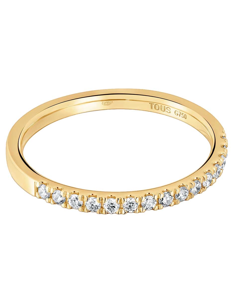Anillo Les Classiques 18 k de oro amarillo diamante brillante