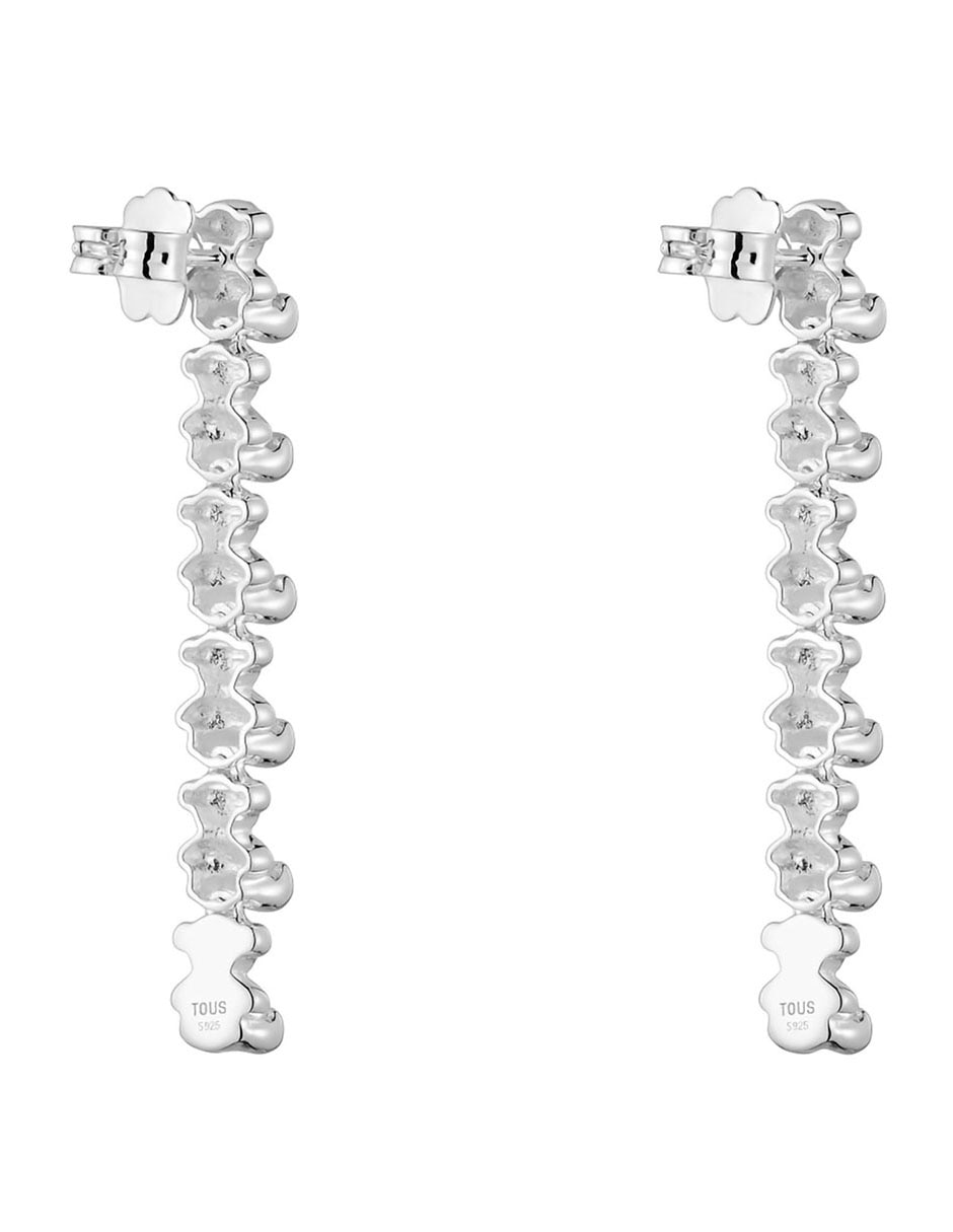 Aretes de oso Bold Bear de plata P 925 con acabado espejo 3