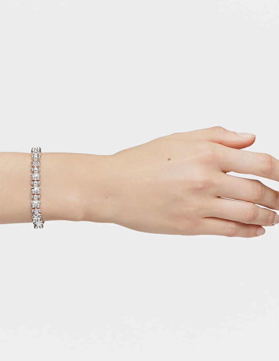 Pulsera de plata P 925 Bold Bear con acabado pulido 6