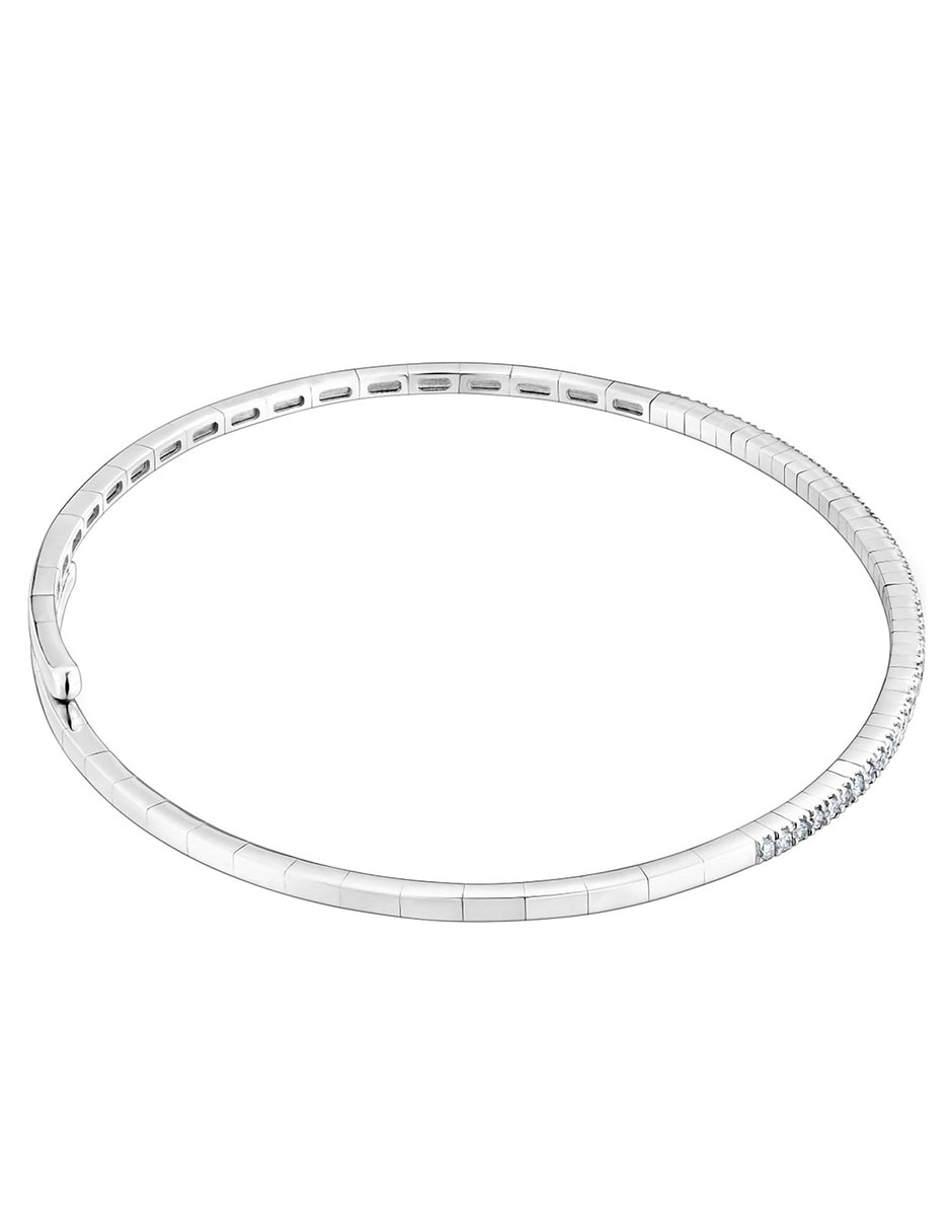 Esclava de oro blanco con diamante 18 k Les Classiques