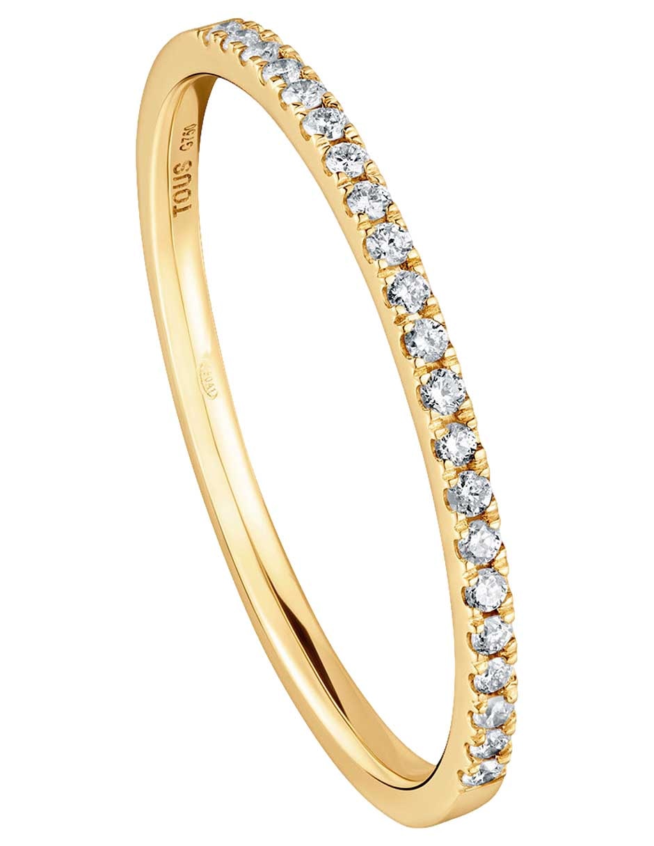 Anillo Les Classiques 18 k de oro amarillo diamante brillante 2