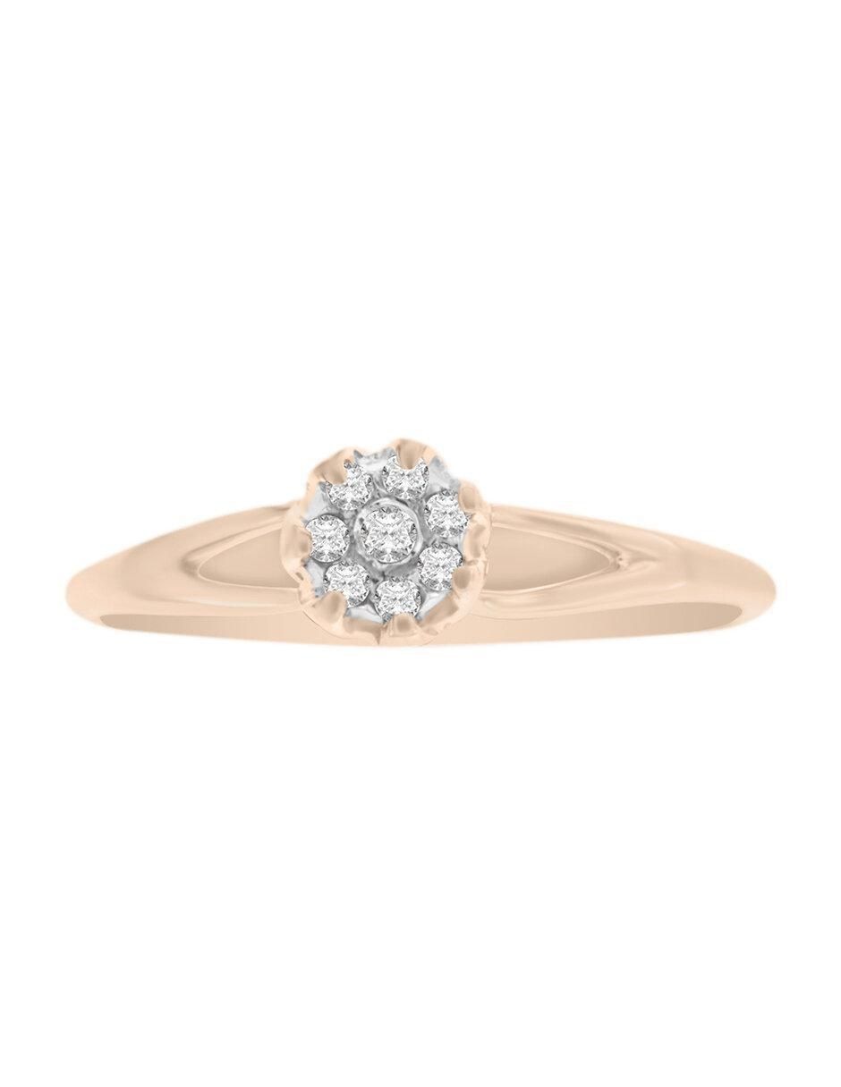 Solitario de oro 14 k Veronica diamante Solitario de oro 14 k Veronica diamante