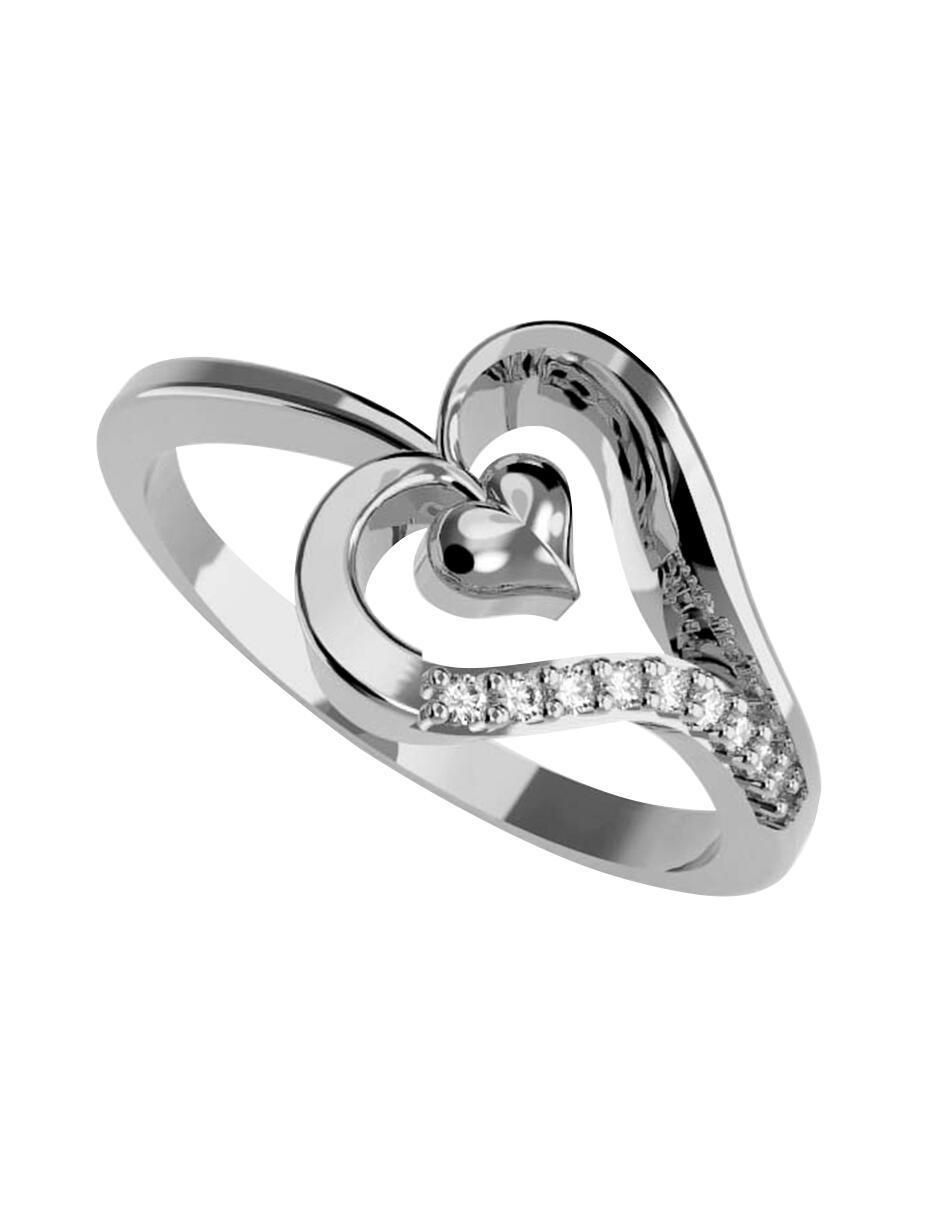 Anillo de compromiso de oro 14 k 1