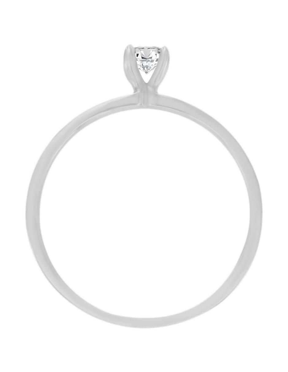 Solitario de oro 14 k Fatme diamante 2