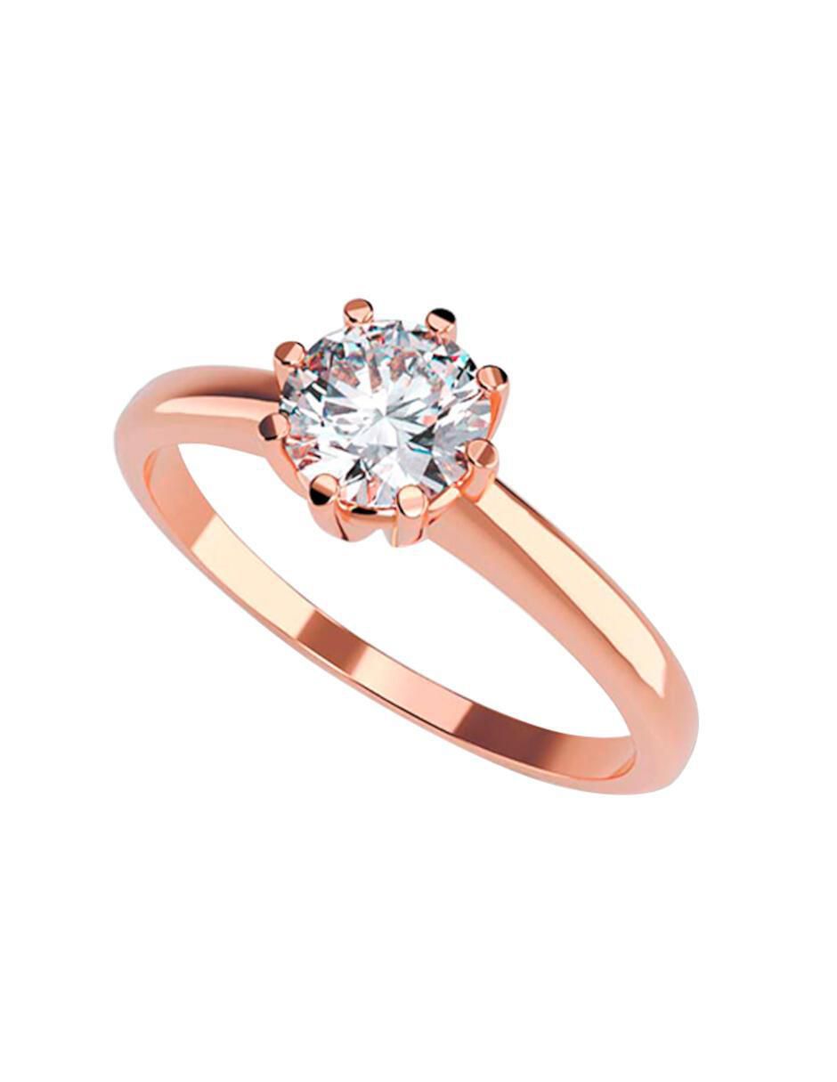 Anillo de compromiso de oro 14 k 1