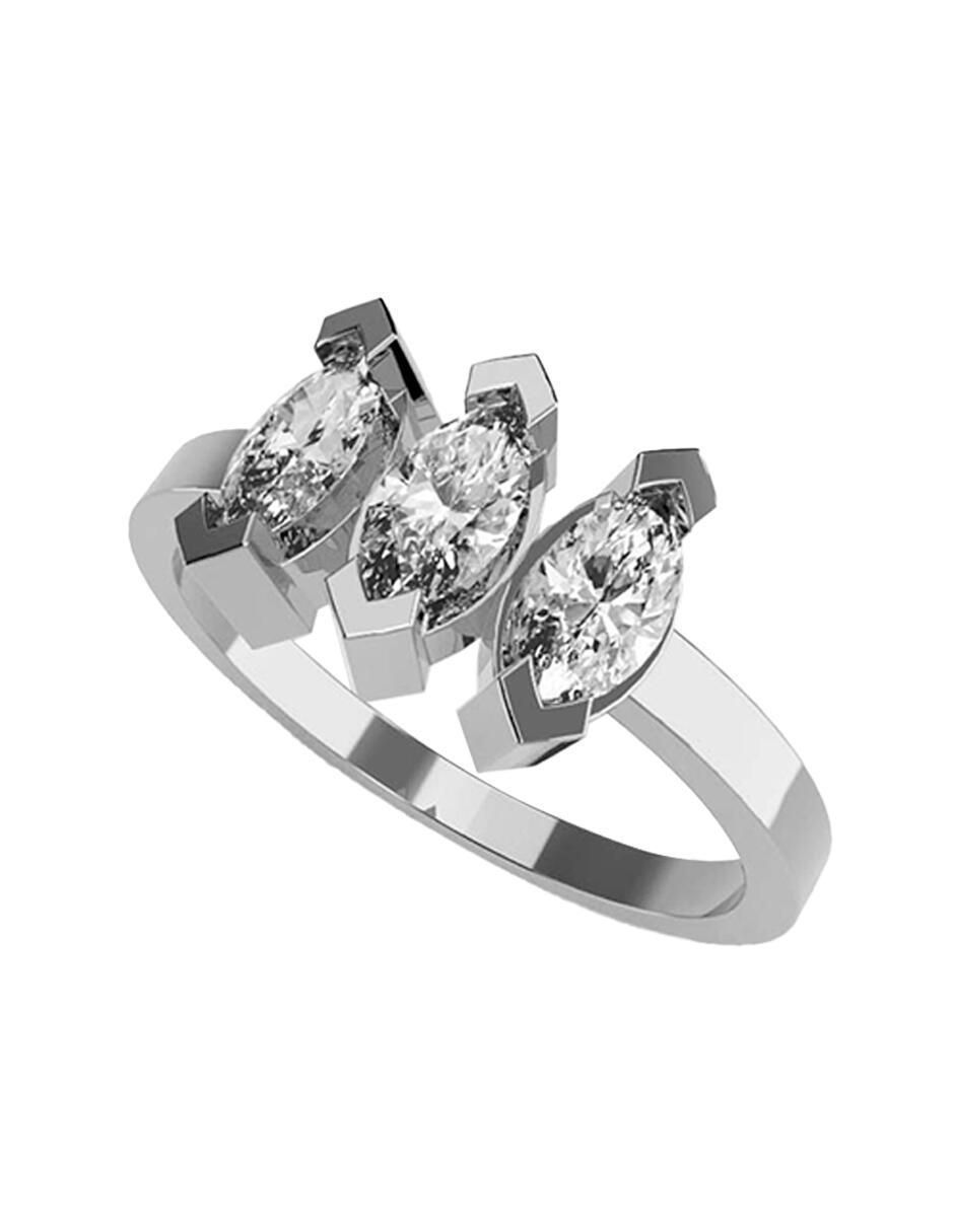 Anillo de compromiso de oro 14 k 1