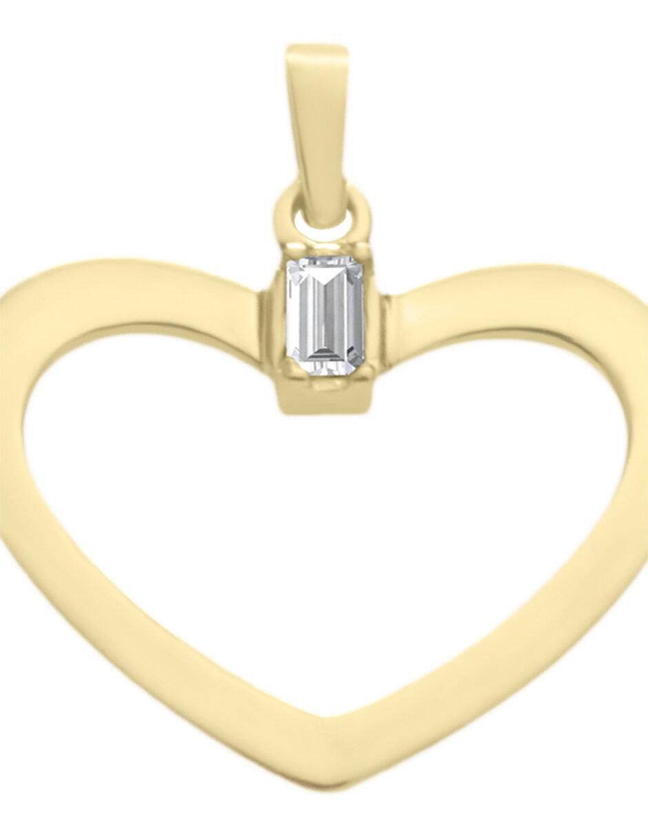 Dije "de" corazón fianelli chloris sin temática "de" oro 14 k diamante