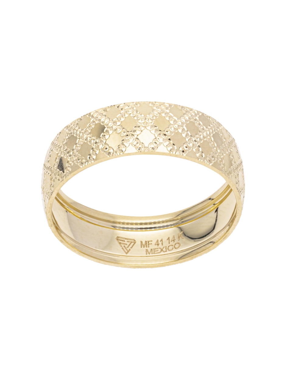 Argolla de oro 14 k 2