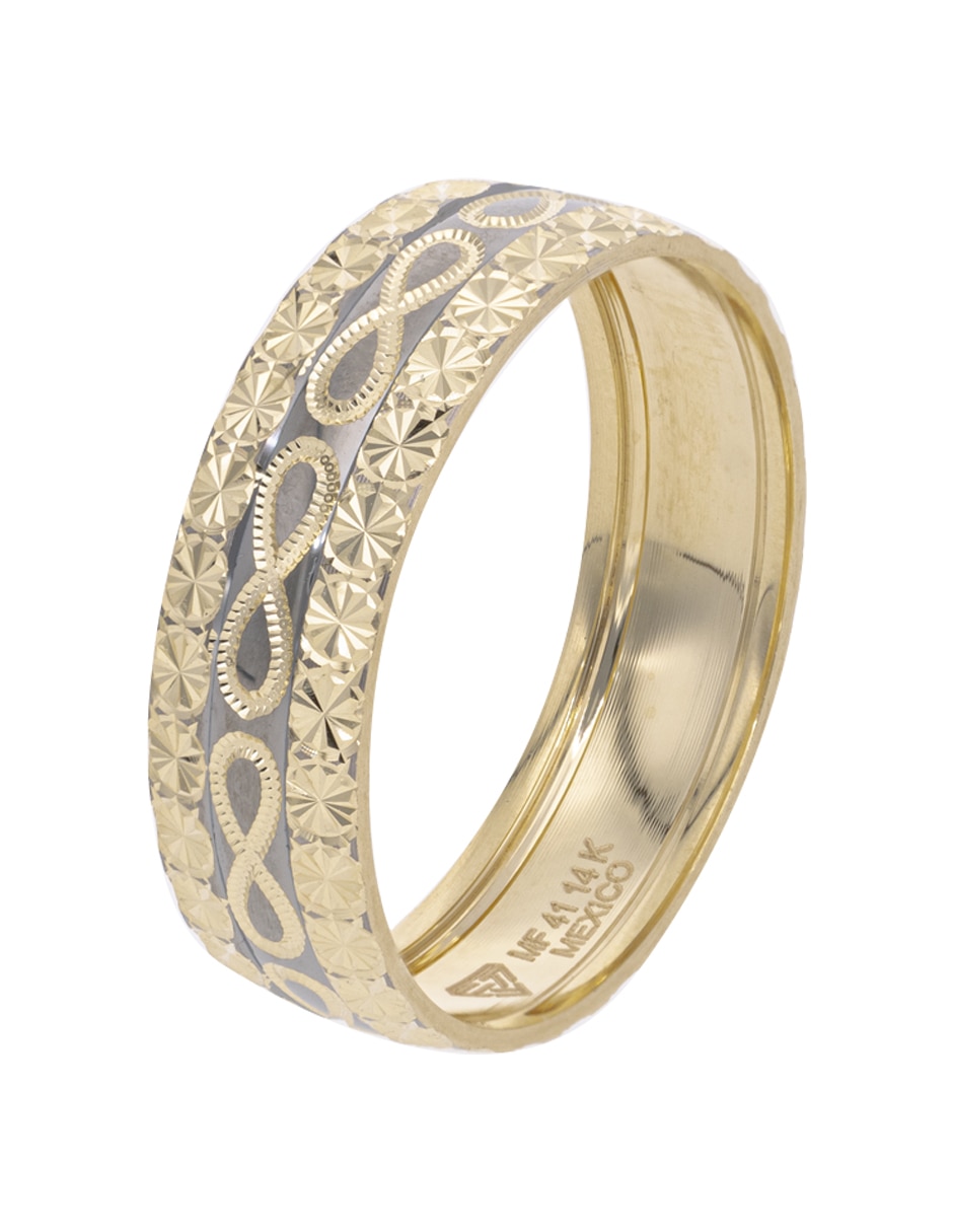 Argolla de oro 14 k 3
