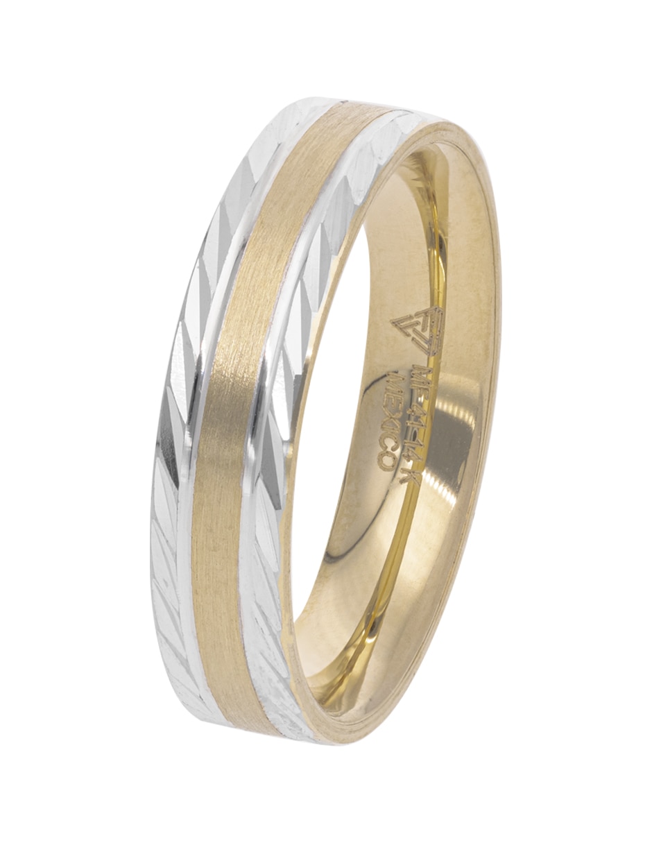 Argolla de oro 14 k 3