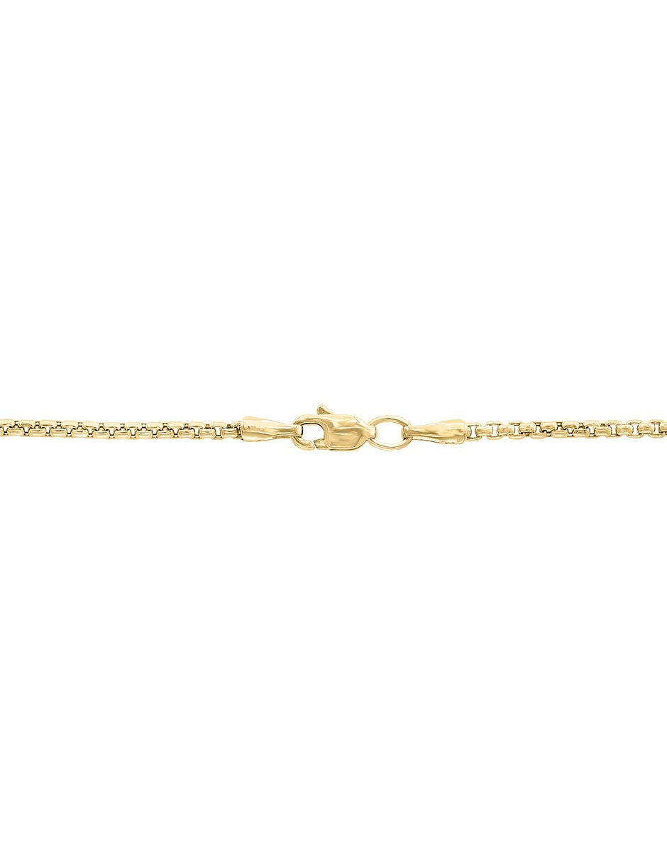 Collar con dije de oro amarillo 14 K 3