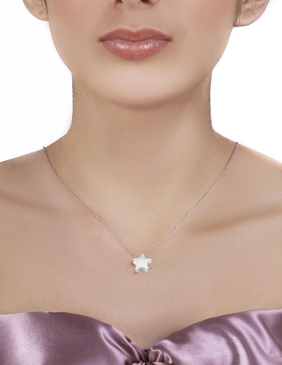 Collar de estrella de plata P 925 2