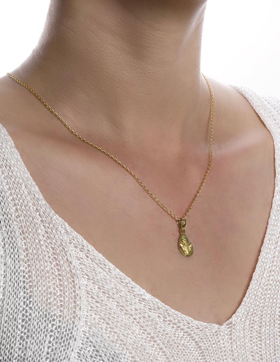 Collar de gota de oro 10 K 2