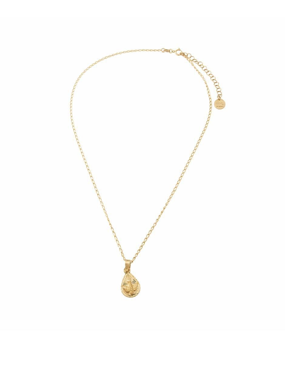 Collar de gota de oro 10 K 3