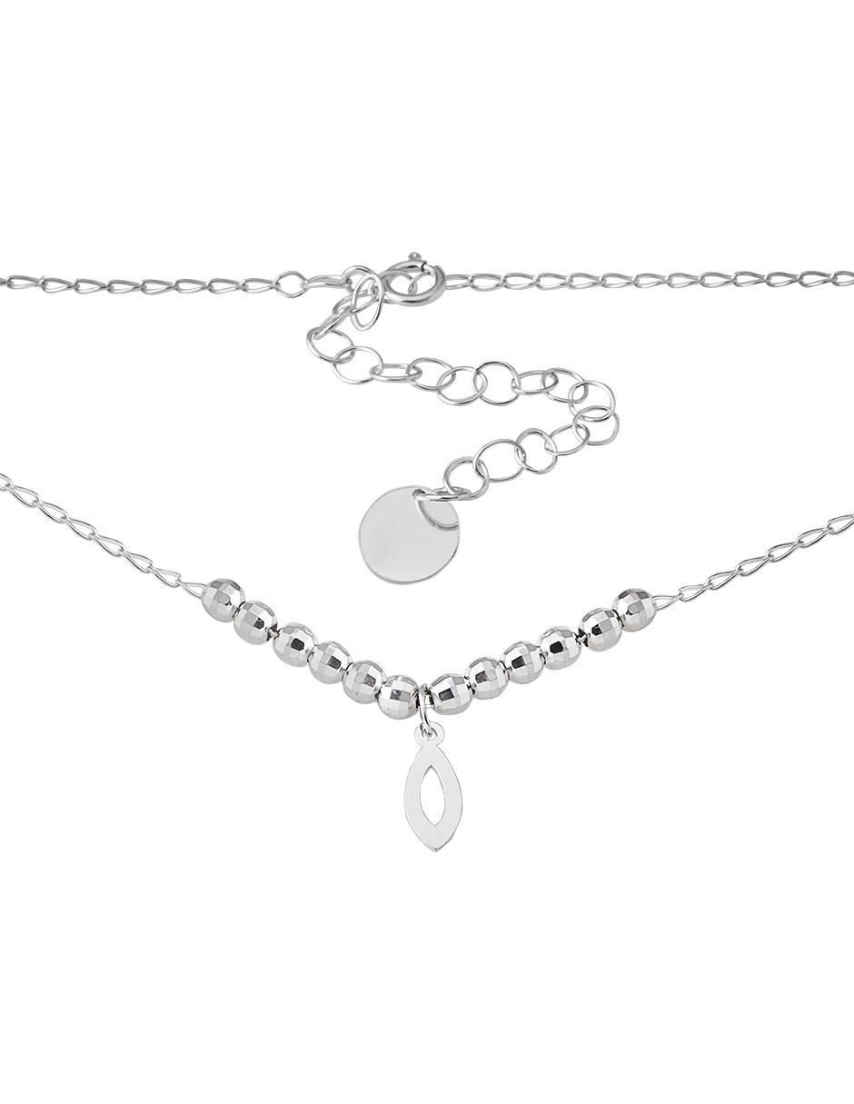 Collar ovalado de plata P 925