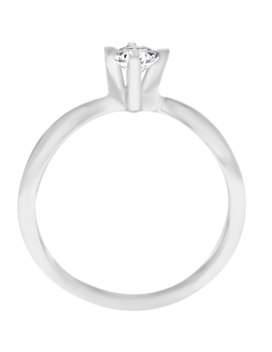 Solitario de oro 14 k Amira diamante 2