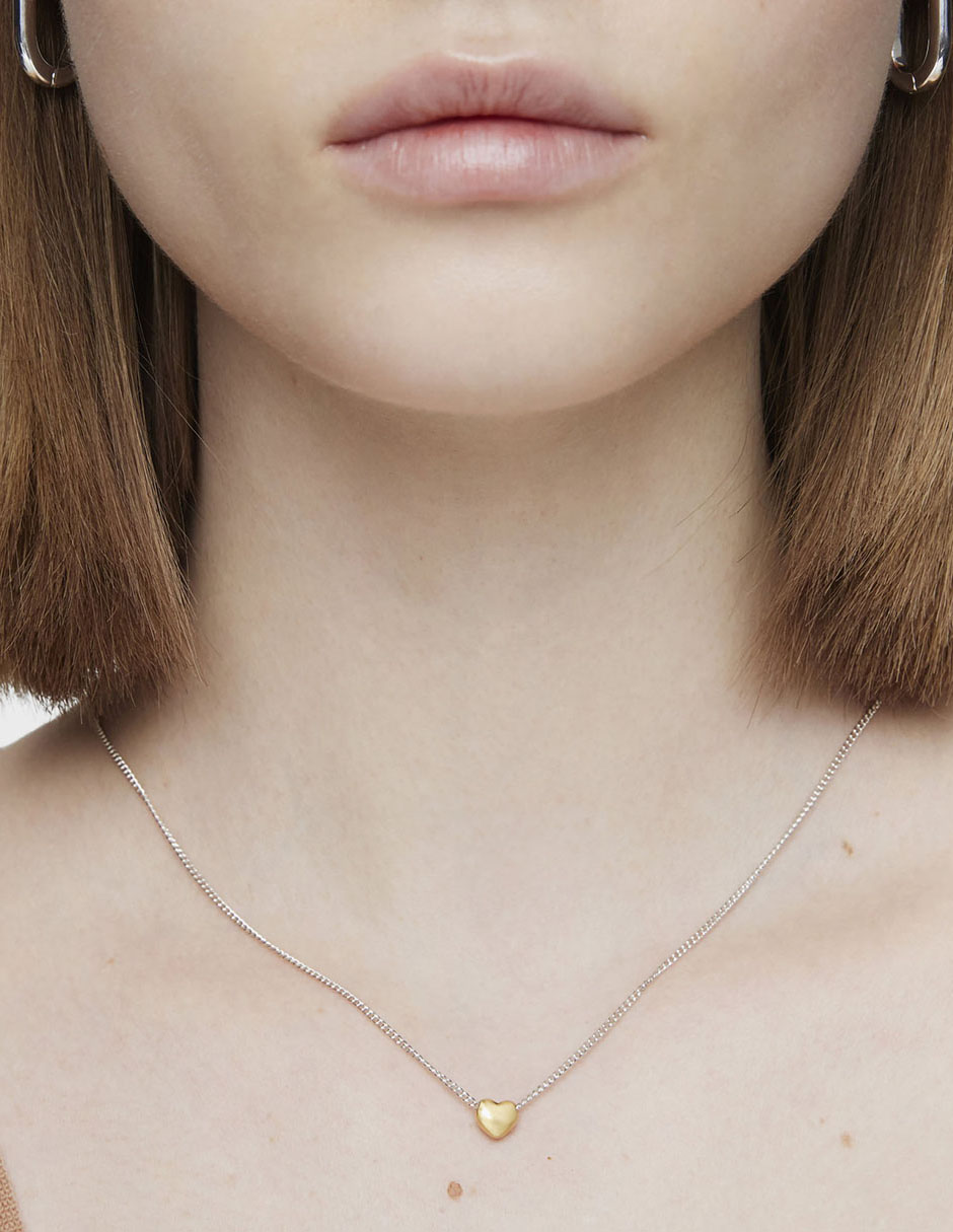 Collar de corazón My Other Half de plata P 925 6