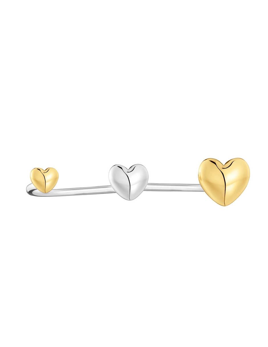 Anillo de corazón My Other Half de plata P 925 con acabado baño de oro 4