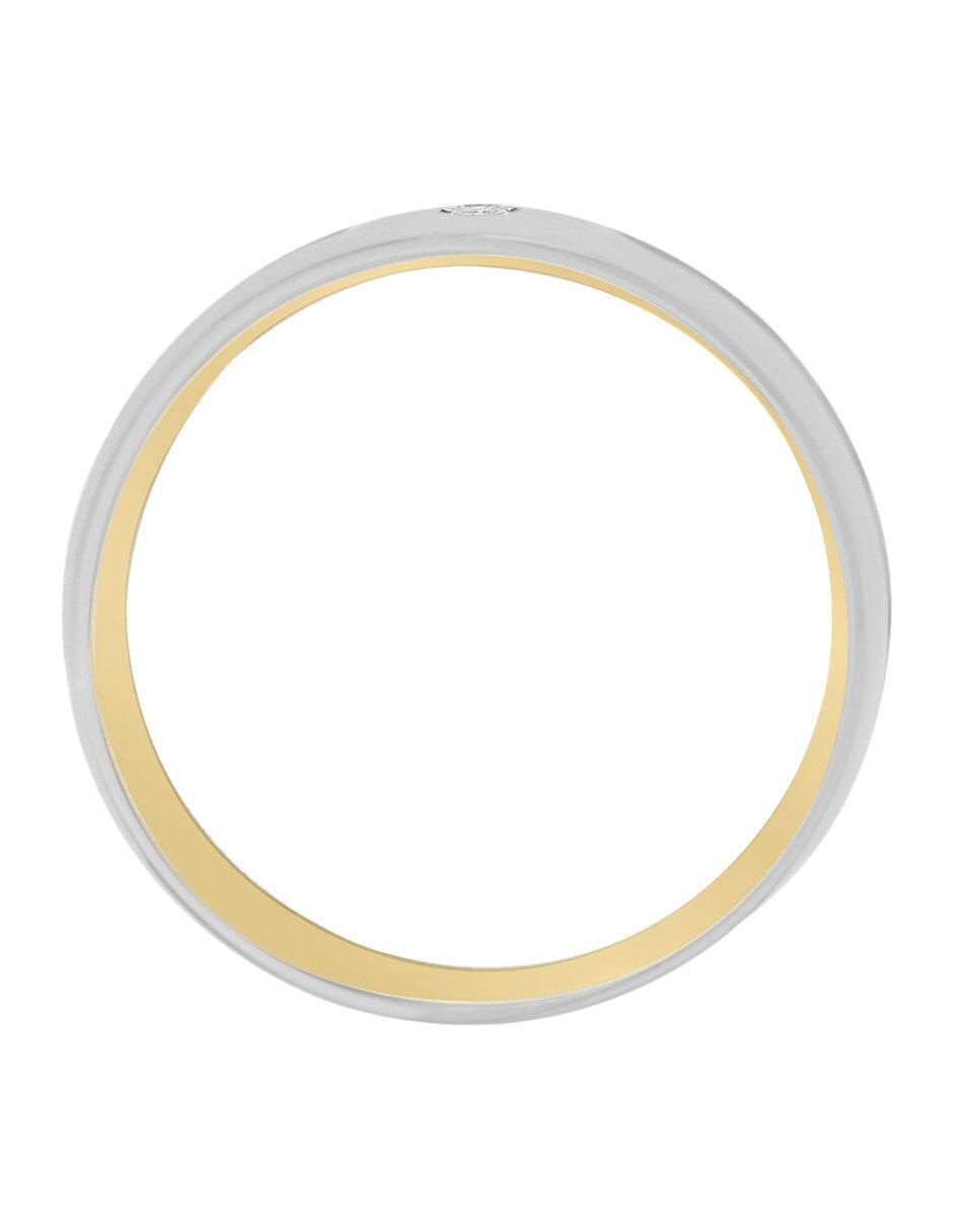 Argolla de oro 14 k Eos diamante 2